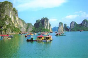 Voyage Ha Long Vietnam – Au village de pêcheurs de Cua Van à Ha Long