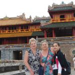 Touristes à Hue, Vietnam